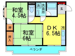 リ－ジェント石切の物件間取画像